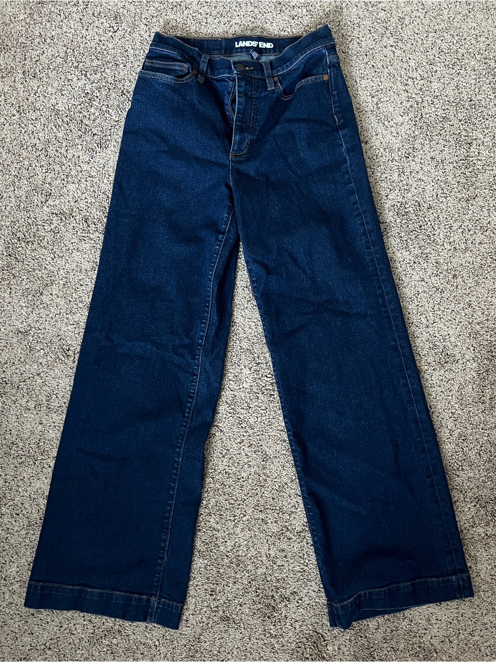 Land’s End High Rise Wide Leg Jean